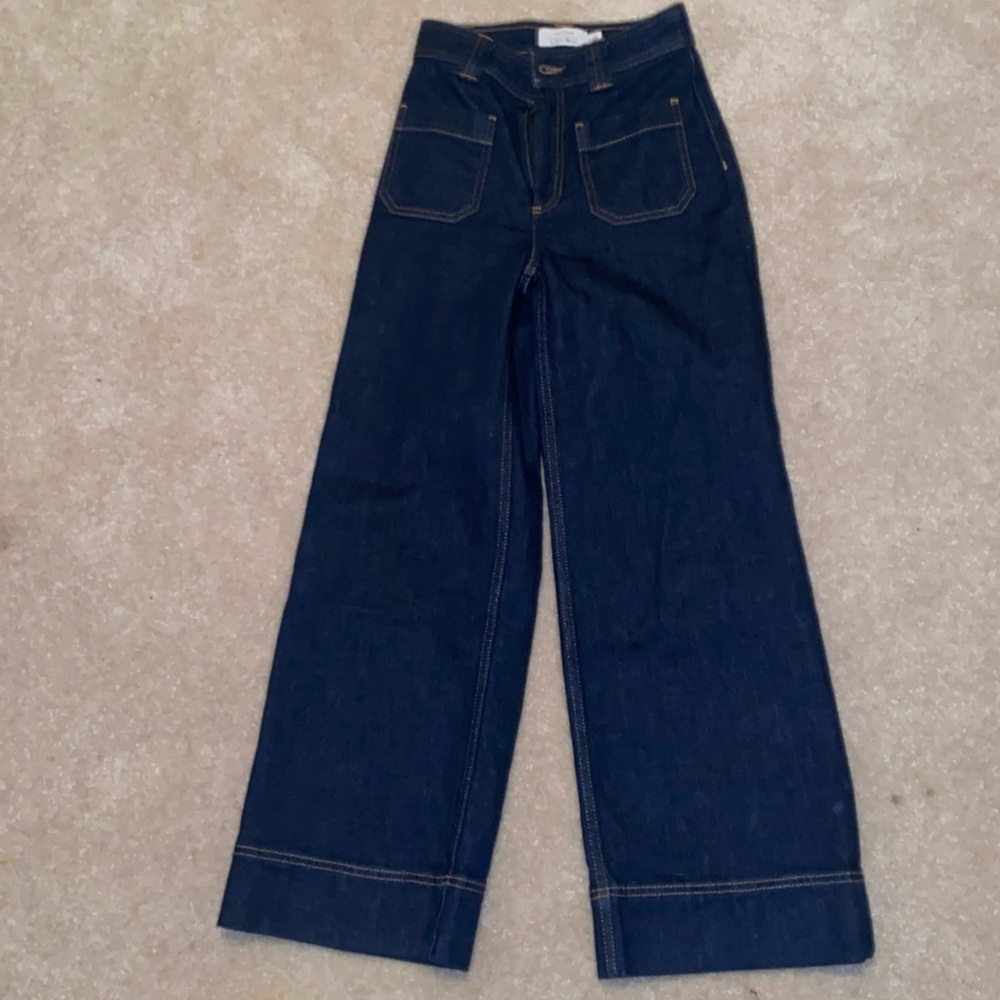 Paris Atelier & other stories wide leg jeans Women’s size 0. In new condition.